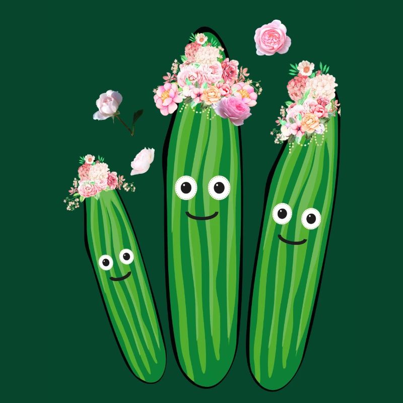 concombre,concombre,hippie,couronne, fleurs
