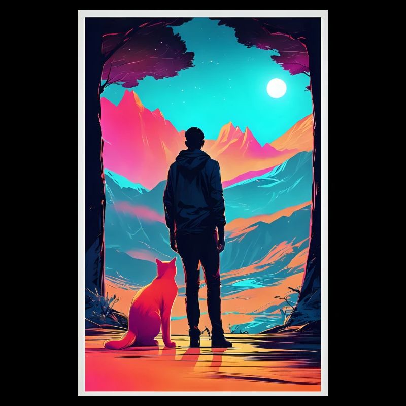 Explorateur avec chat