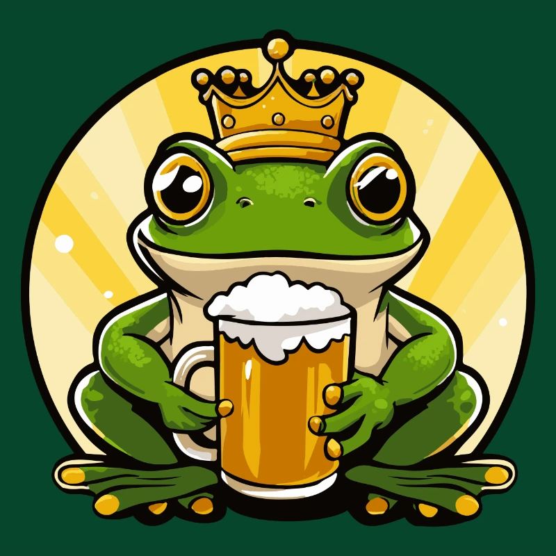 Frosch Bier Comic