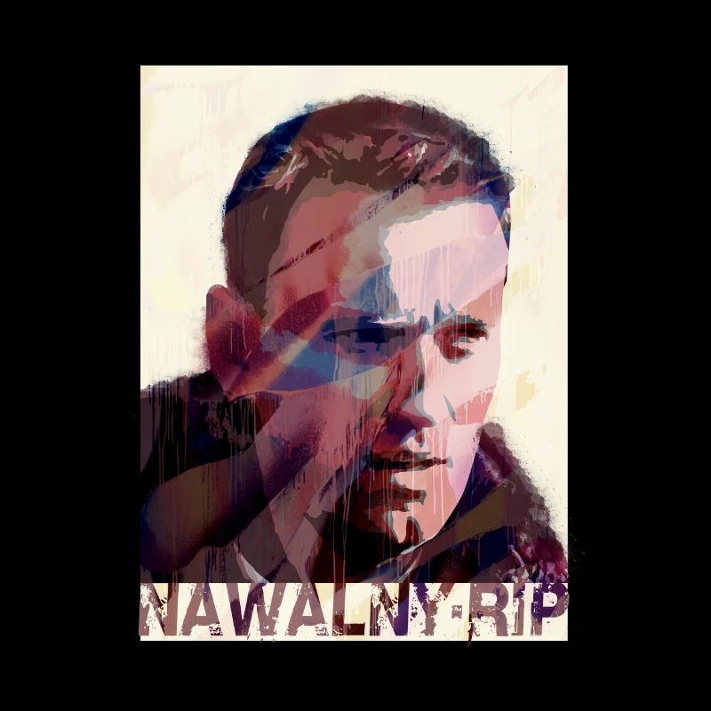 Navalny,RIP,Graffiti,Peinture