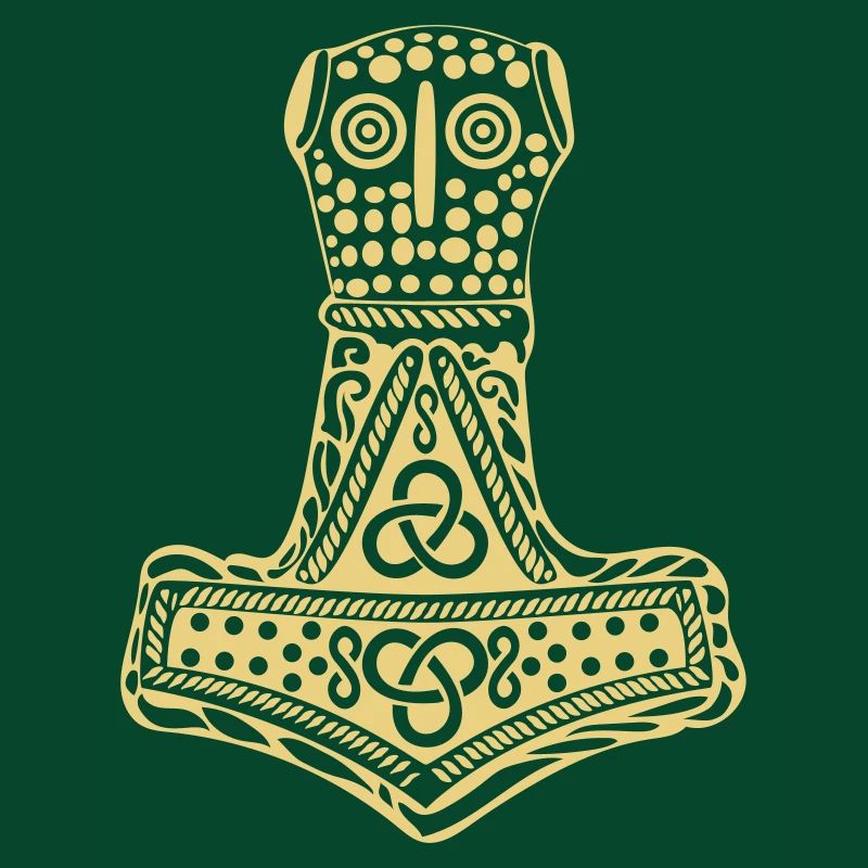 Thor Hammer Mjöllnir Mjǫllnir Malmer Blitz Dorn