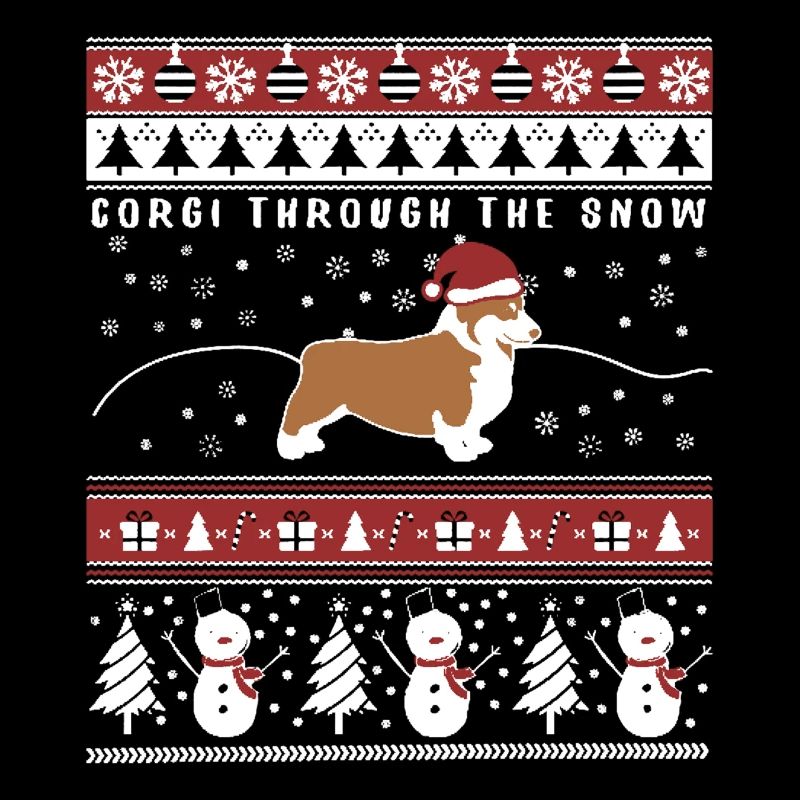 Design de corgi drôle
