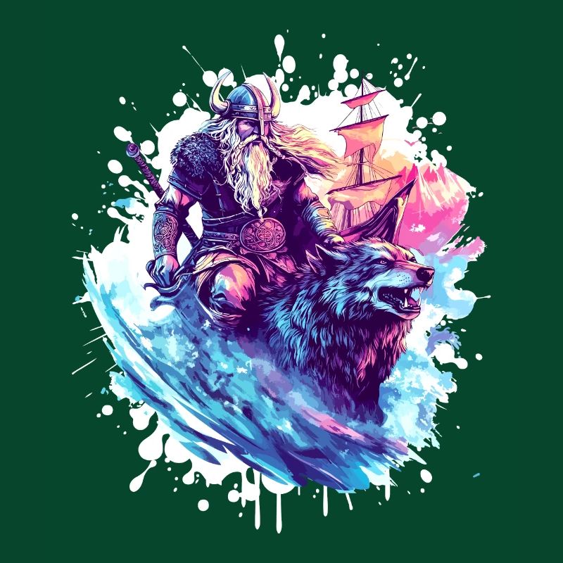 Wikinger Wolf Krieger Valhalla