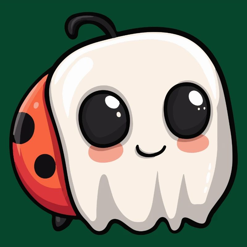 Ladybug Halloween Funny Ghost