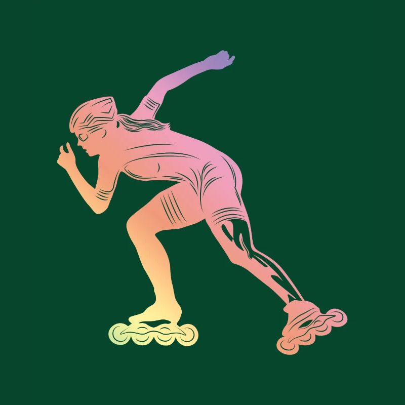 Inline Skates Silhoette