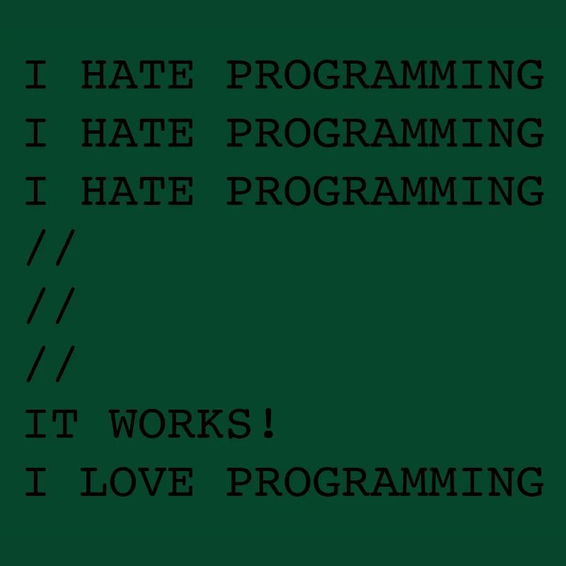 Je déteste la programmation