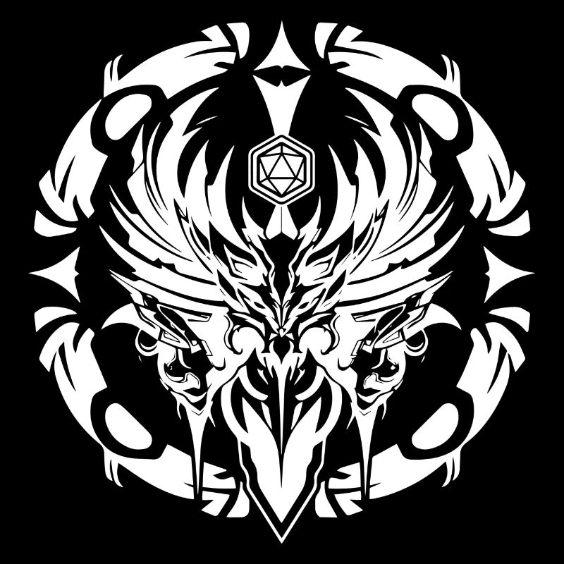 RPG logo spell circle