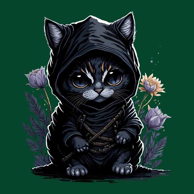 Sentez-vous épique avec le chat ninja