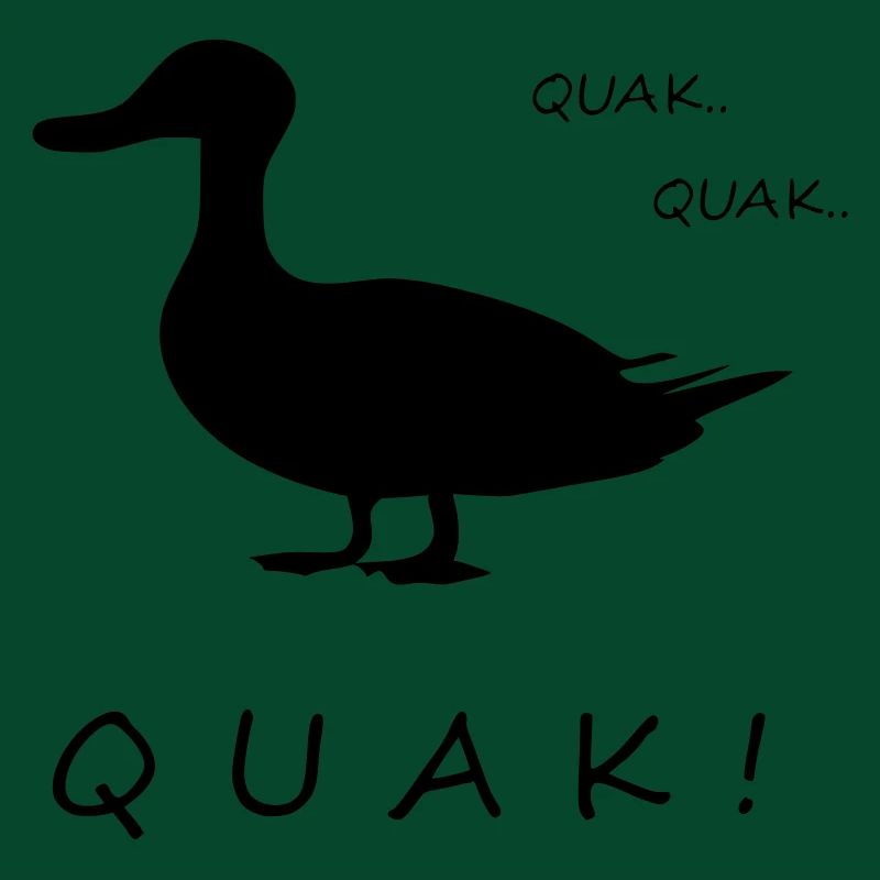 Canard charlatan drôle