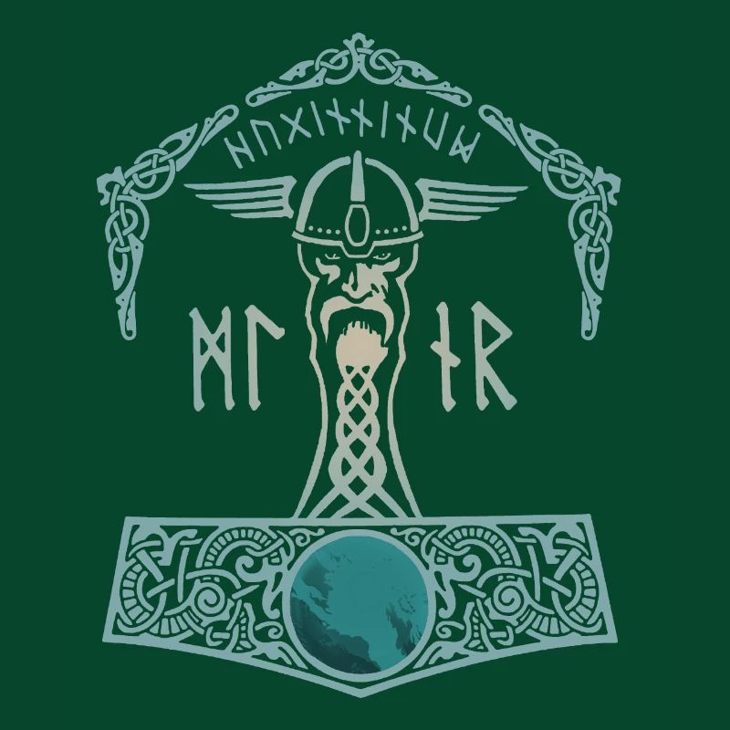 Thor Hammer Mjölnir Walhalla Viking Men