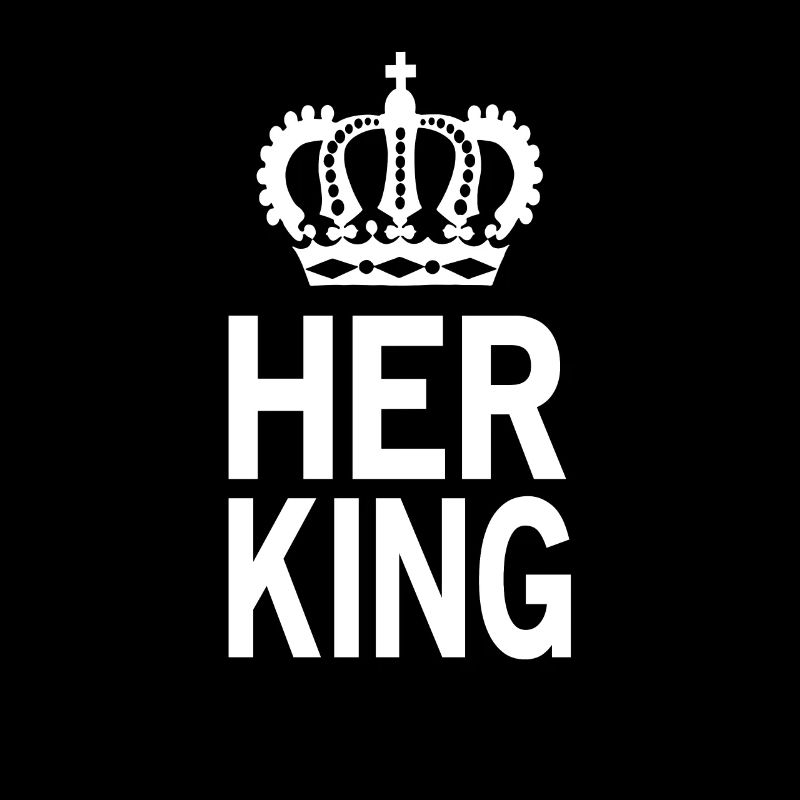 Partnershirt Her King - Valentinstag's Geschenk