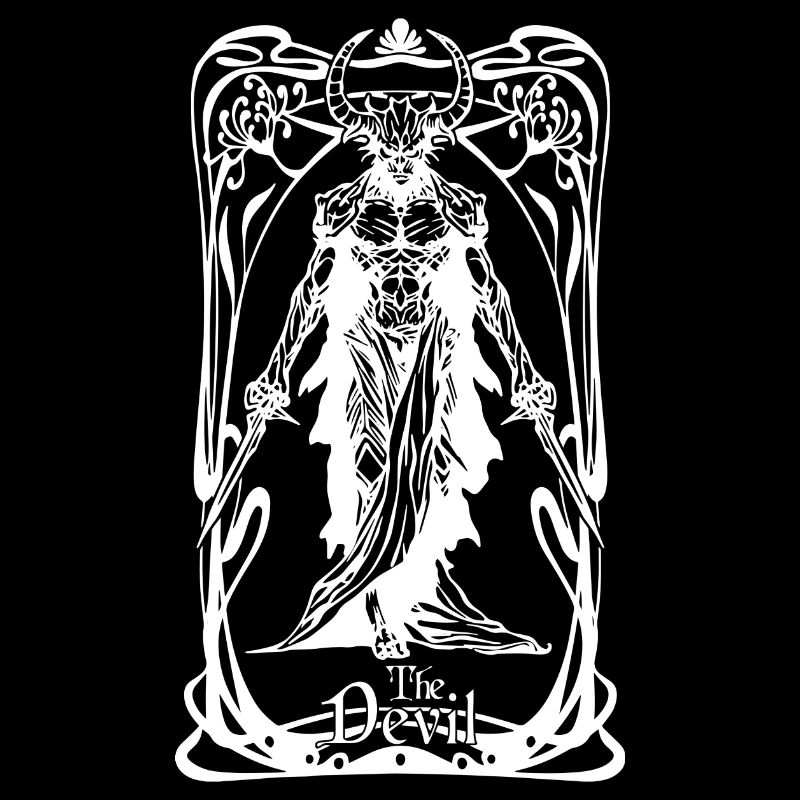 Tarot card the devil
