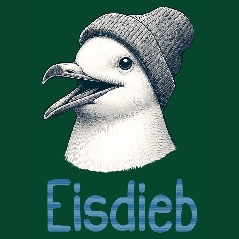 Moin Möwe Vogel Eis Creme Eisdieb Küste Nordsee