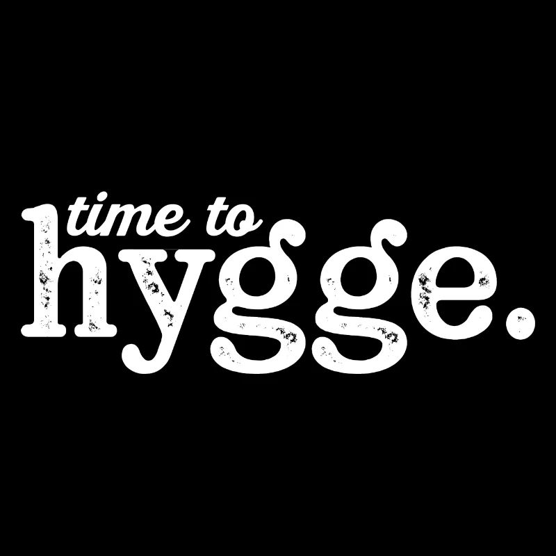 Time To Hygge Typography Scripture Design Shirt