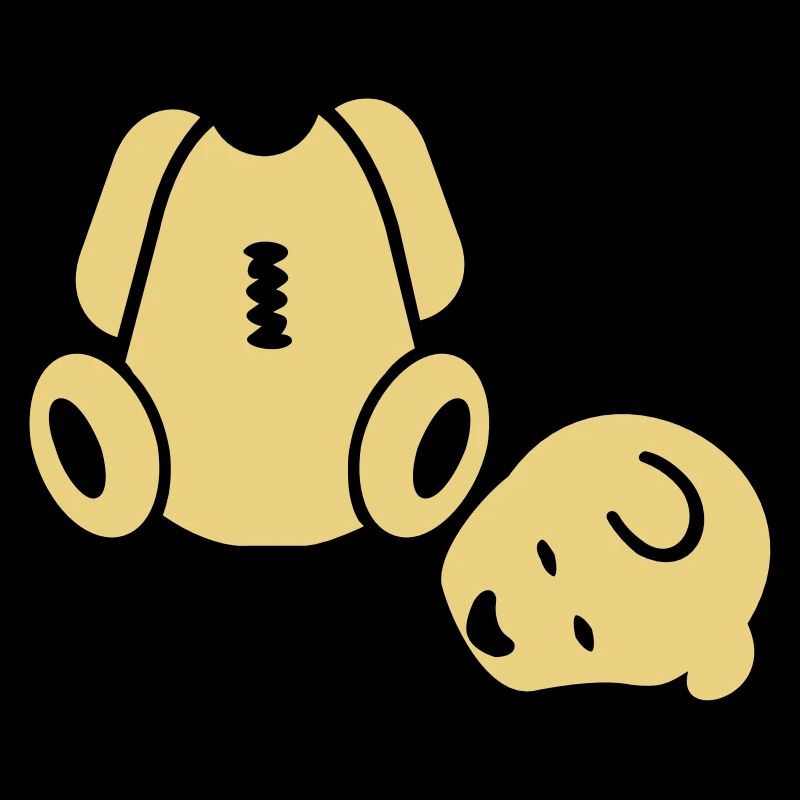 Beheaded Teddnär / Headless Teddy Bear (2c)