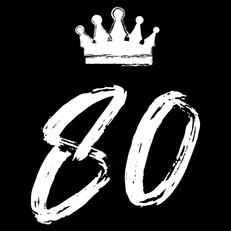 80 Number crown