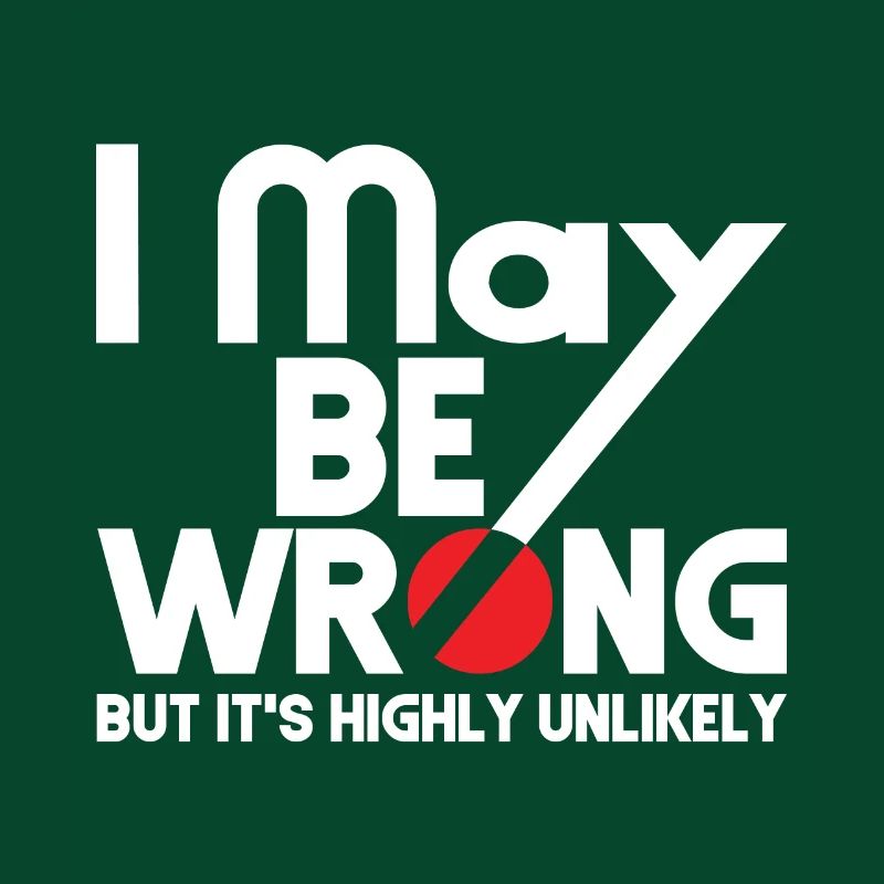 I May Be Wrong - But Is It Highly Unlikely