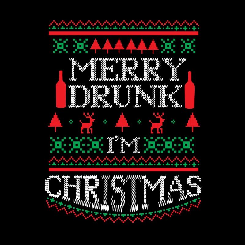 Merry Drunk I'm Christmas - Pull de Noël laid
