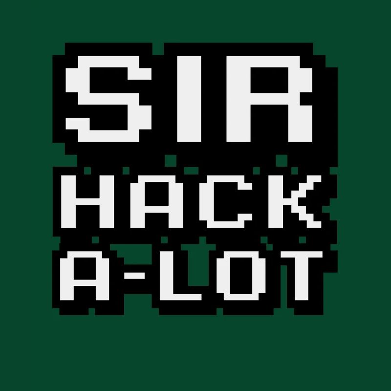 Computer Hack and Pixel Art Sir Hack A Lot