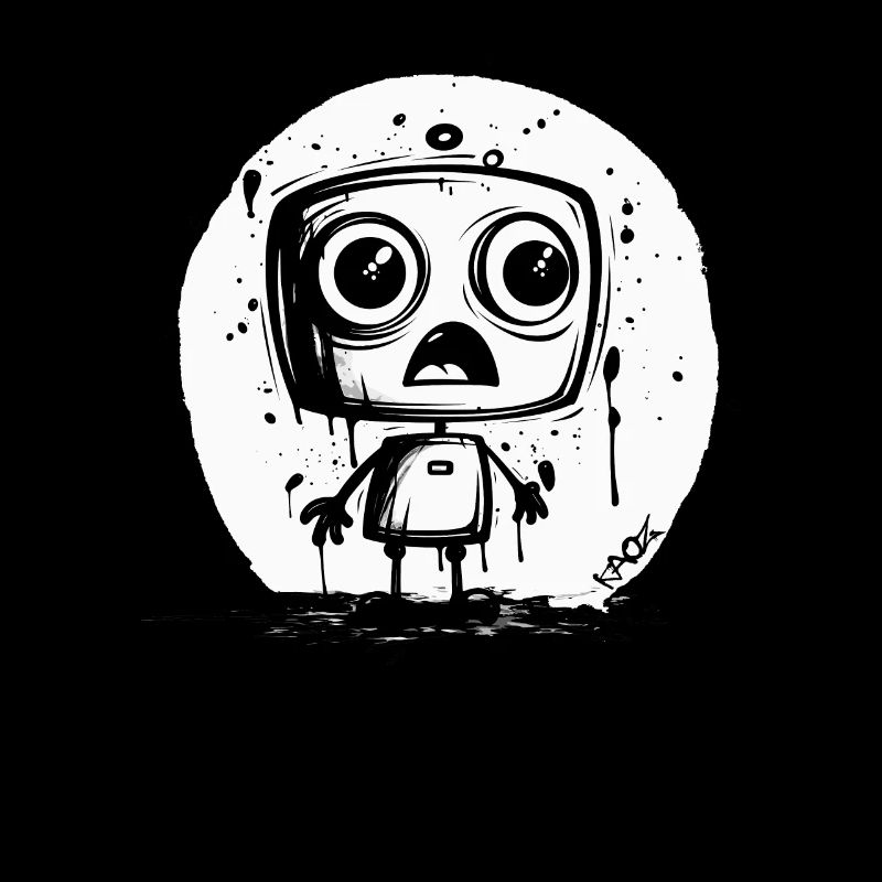 Robot mignon : Ne me poussez pas