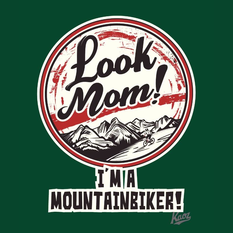 Schau mal, Mama, ich bin ein Mountainbiker
