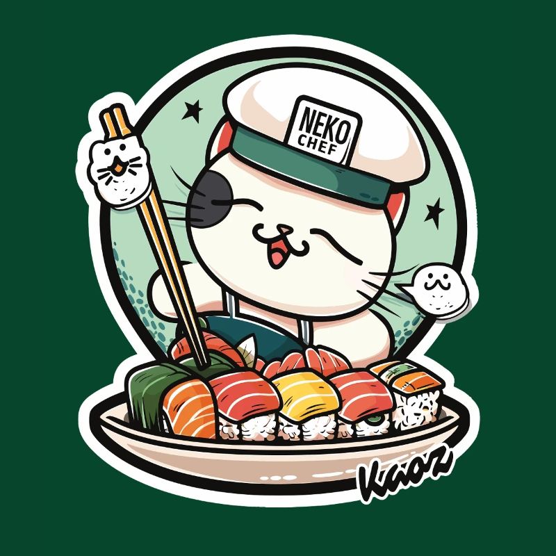 Neko Sushi Chef – Funny Cat Kitchen
