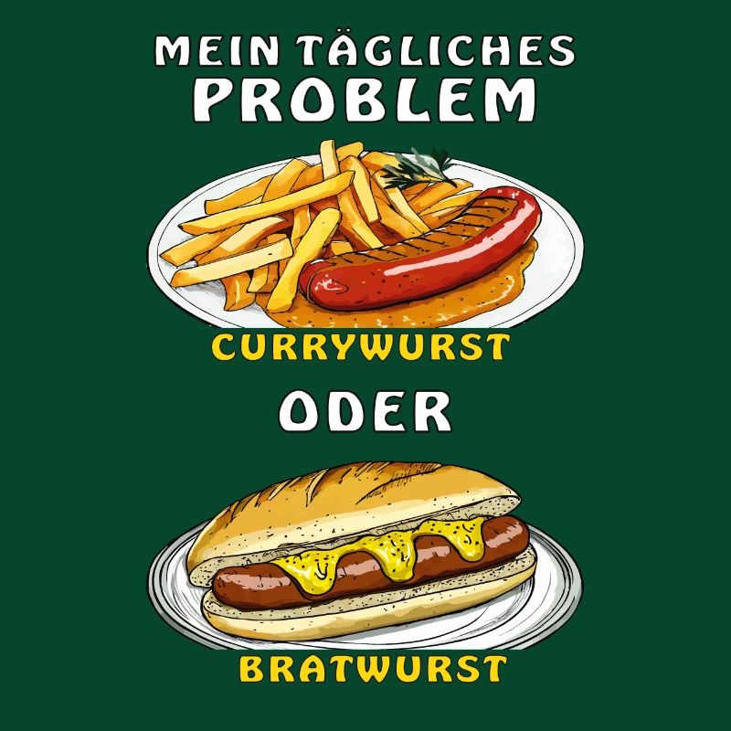 MY PROBLEM: CURRYWURST OR BRATWURST