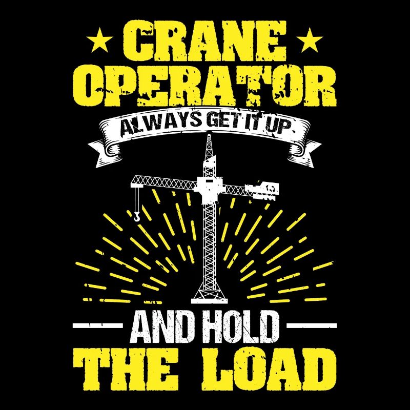 Kran Kranwagen Kranich Crane Operator Hold Load