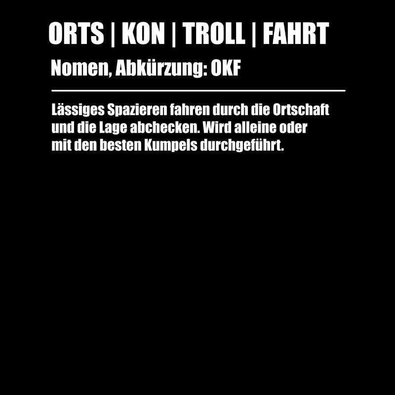 Ortskrontrollfahrt OKF Definition