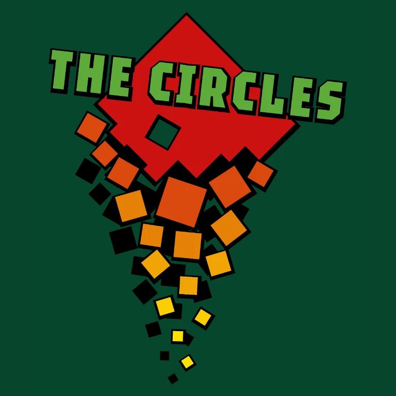 Orange Squares Green Circles