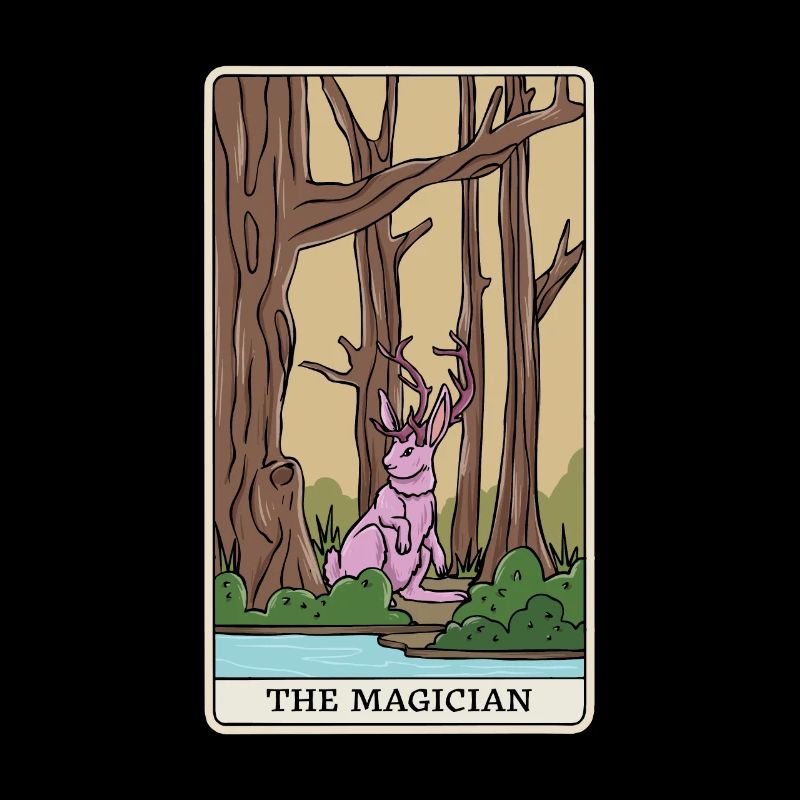 Mythical Creatures Cryptid Tarot Design for