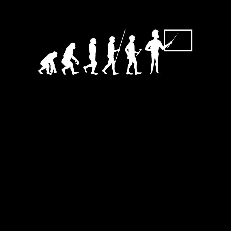 Lehrer Evolution Student Teaching School Geschenk