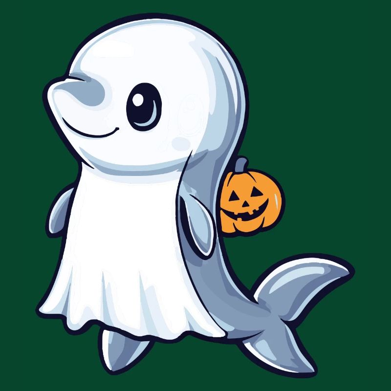 Delfin Halloween Comic Geist