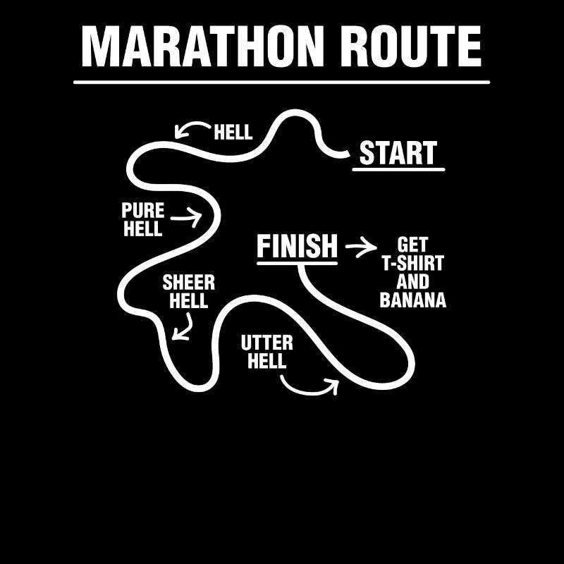 Running runner marathon gift funny