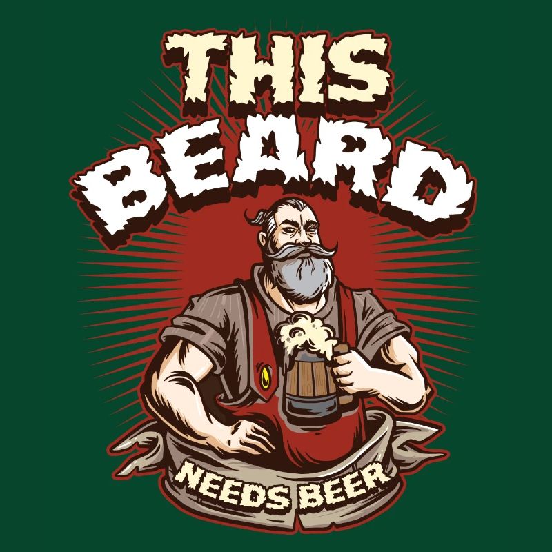 This Beard Needs Beer Bart Geschenk