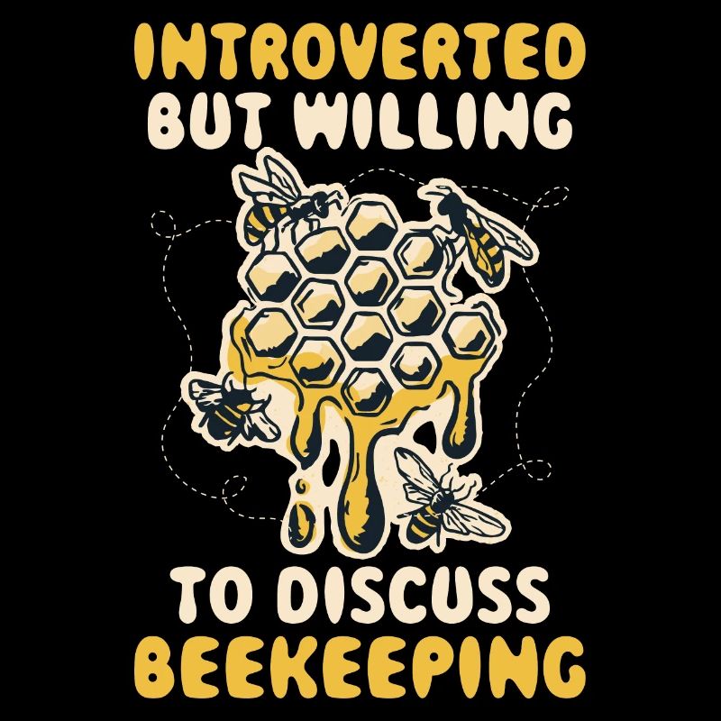 Introverted Beekeeping Introvertiert Geschenk