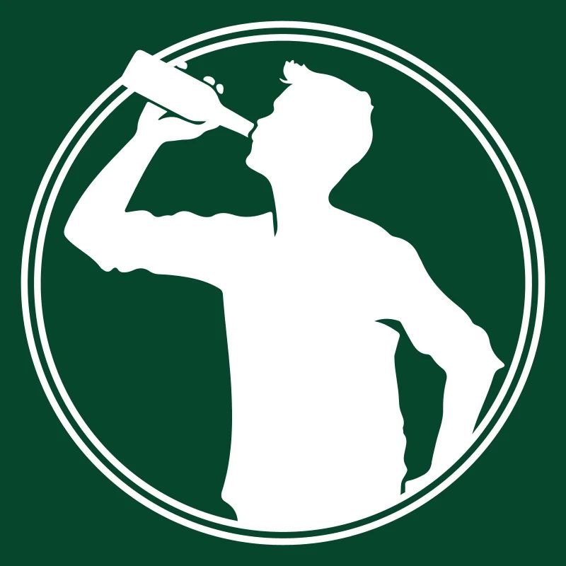 Trinker Bier Silhouette