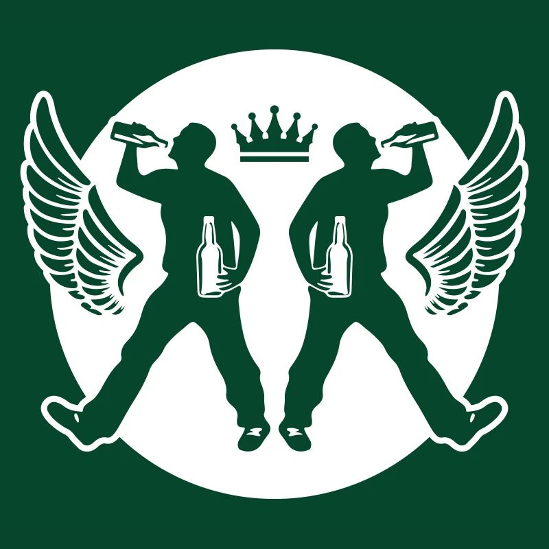 Drinking Bier Silhouette