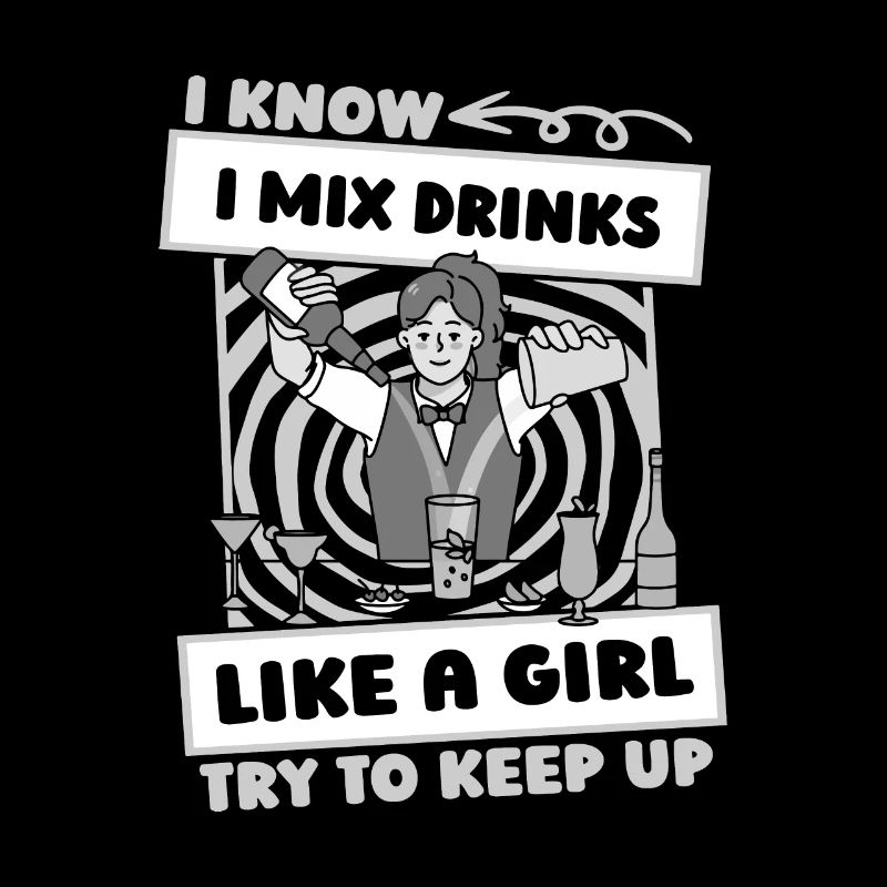 Barkeeper Bartender Mädchen