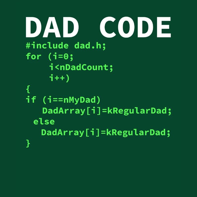 Entwickler Coder Programmierer Papa