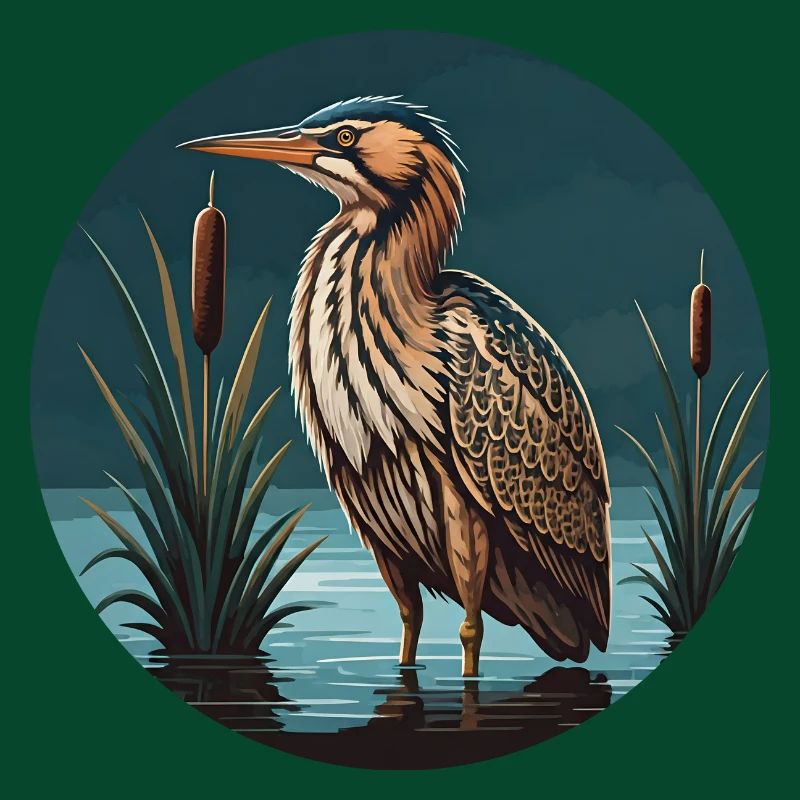 Bittern Botaurus Stellaris Heron