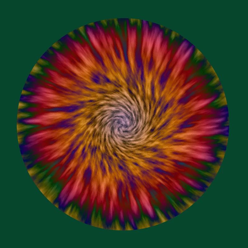 Abstract Tie Dye Abstract Flower Pattern