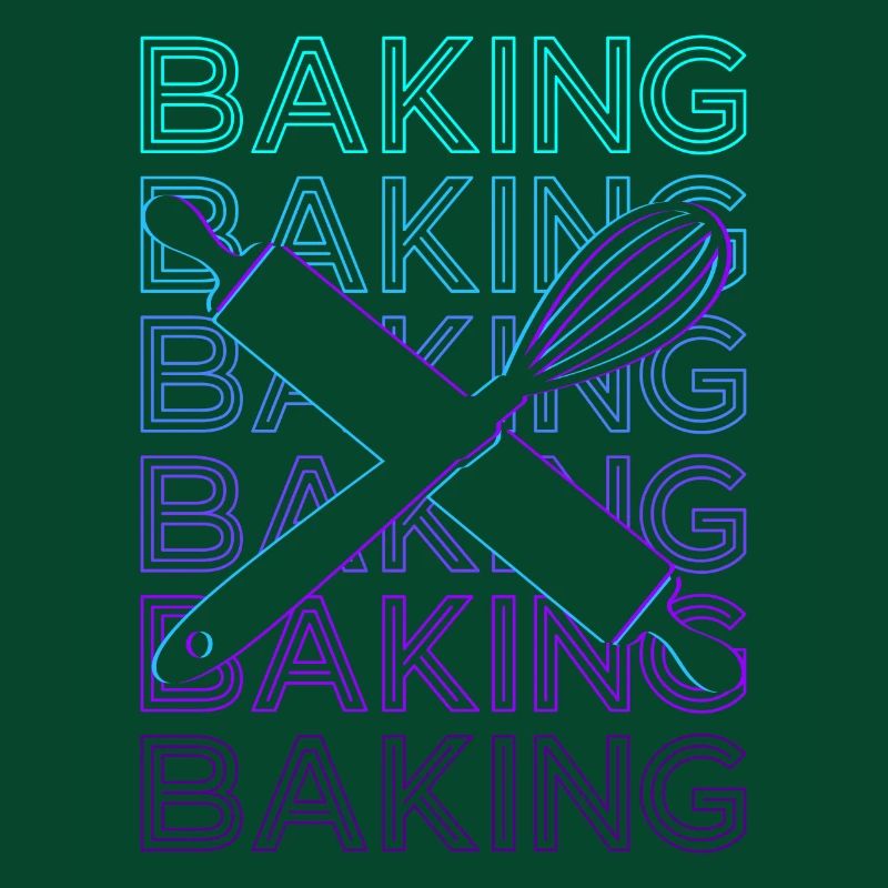 Backen Bäcker Backen Retro Geschenk