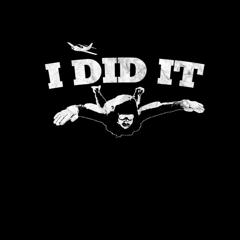 Sky Diving Skydiver Fallschirm Adrenalin Geschenk