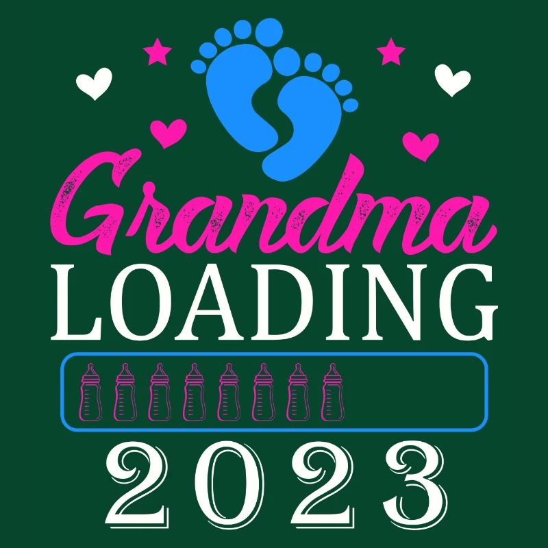 Werdende Oma, Oma loading 2023 Großmutter