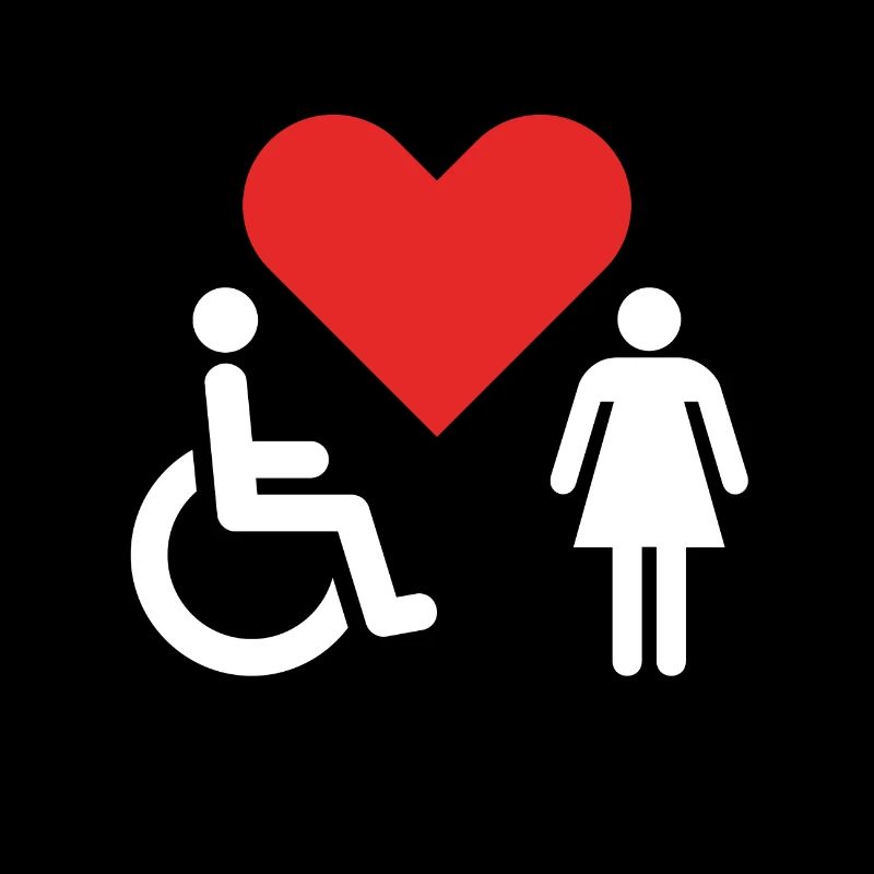 Valentinstag Rollstuhlfahrer