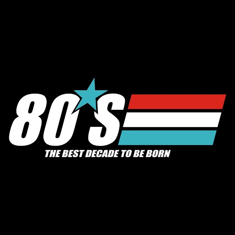 80s Decade Graphic