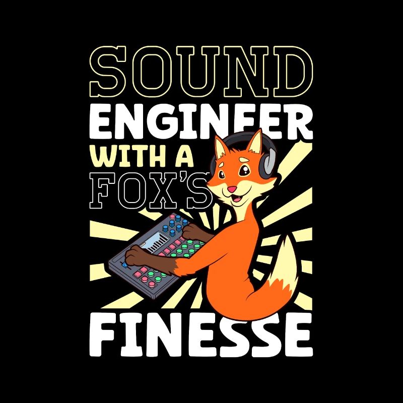 Fuchs à la table de mixage - Ingénieur du son