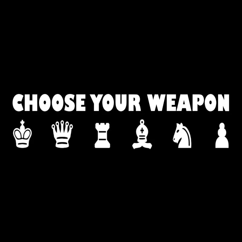 Chess checkmate choose your weapon chess