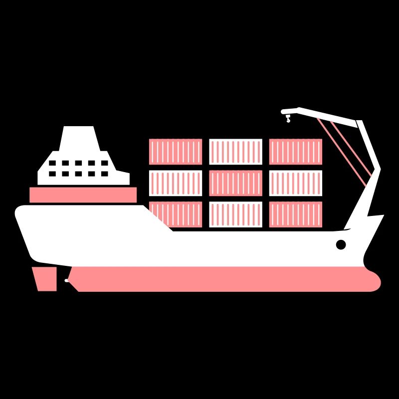 container ship pink